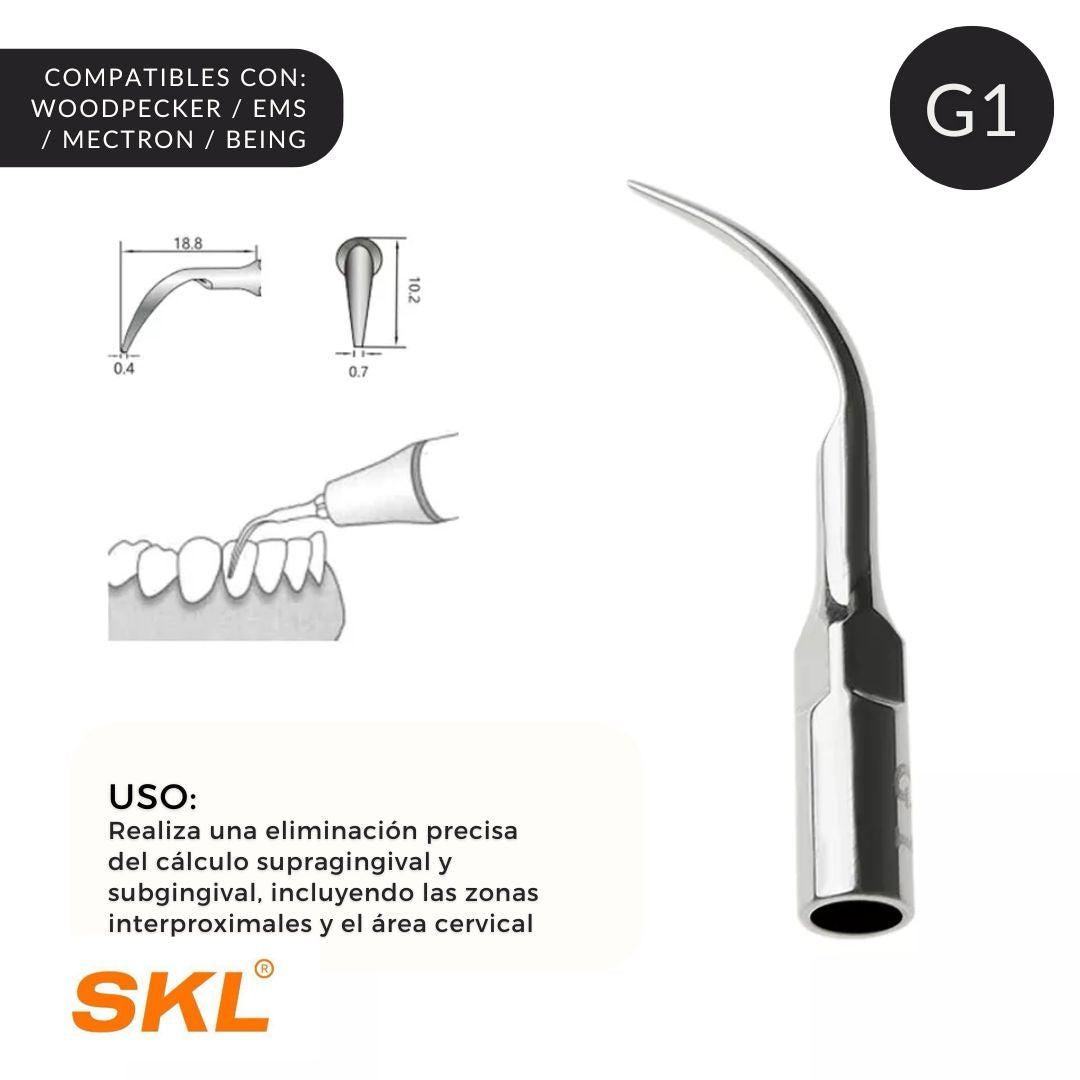 SKL – Puntas Ultrasonido (Woodpecker / EMS / Mectron / Jasmine)