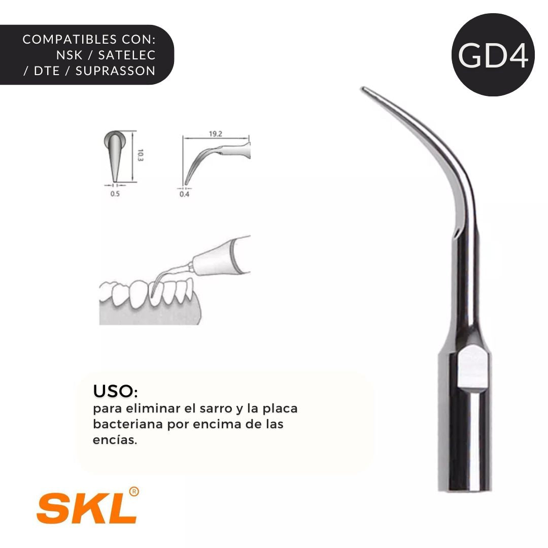 SKL – Puntas Ultrasonido (NSK / SATELEC / DTE / SUPRASSON)