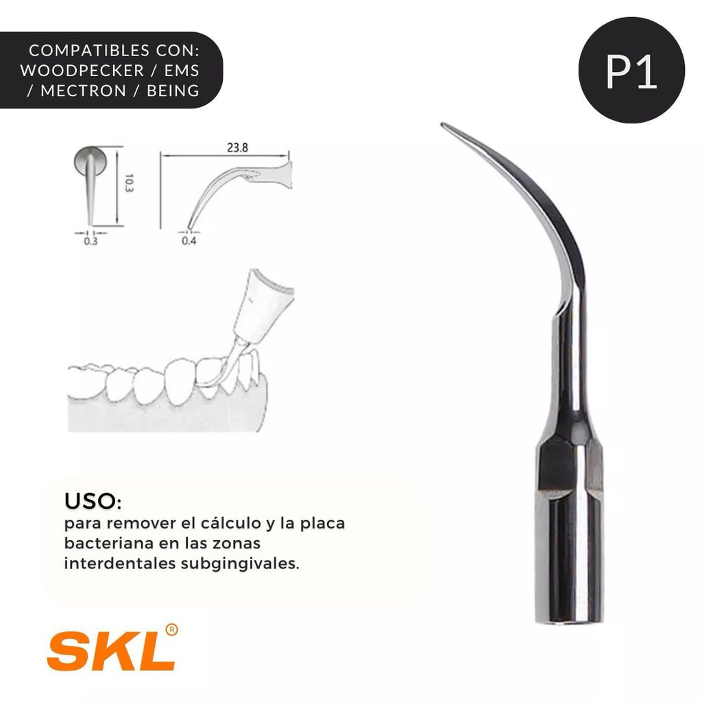 SKL – Puntas Ultrasonido (Woodpecker / EMS / Mectron / Jasmine)