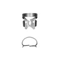 Clamps #13A para Molares inferiores con Aletas Hu Friedy