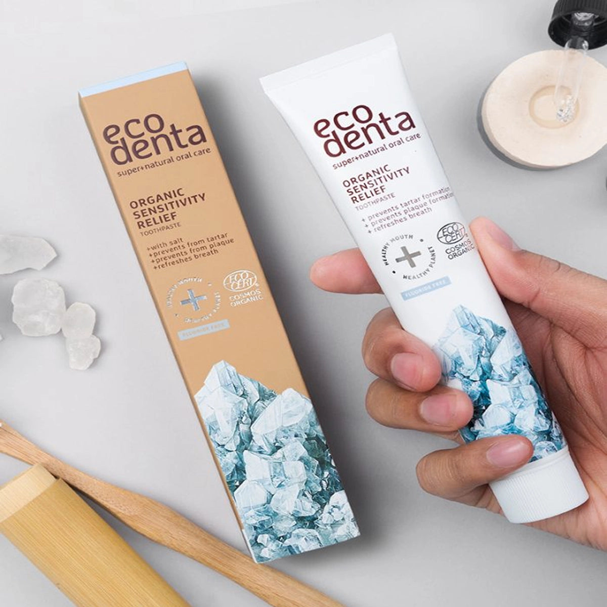 PASTA DENTAL ECODENTA SENSITIVE CON SAL 75ML