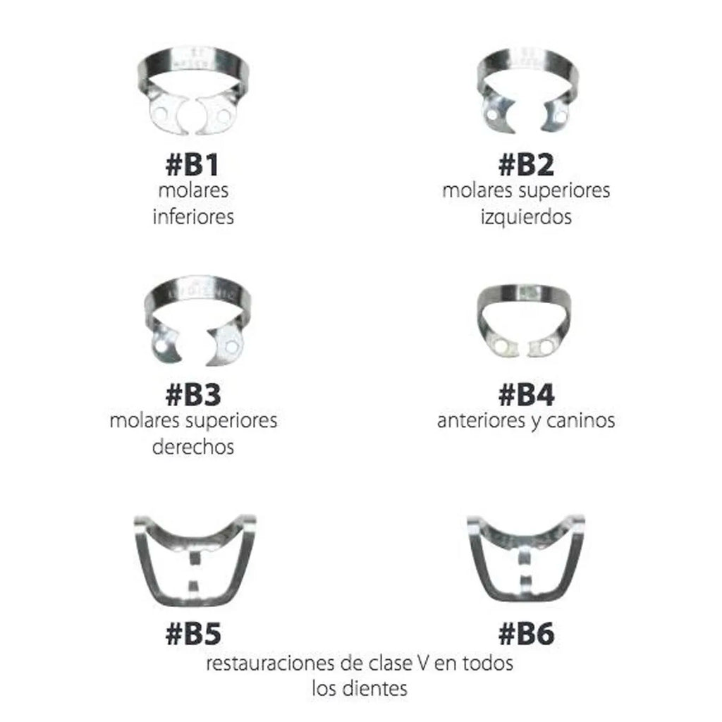 SET DE CLAMPS BRINKER HYGENIC