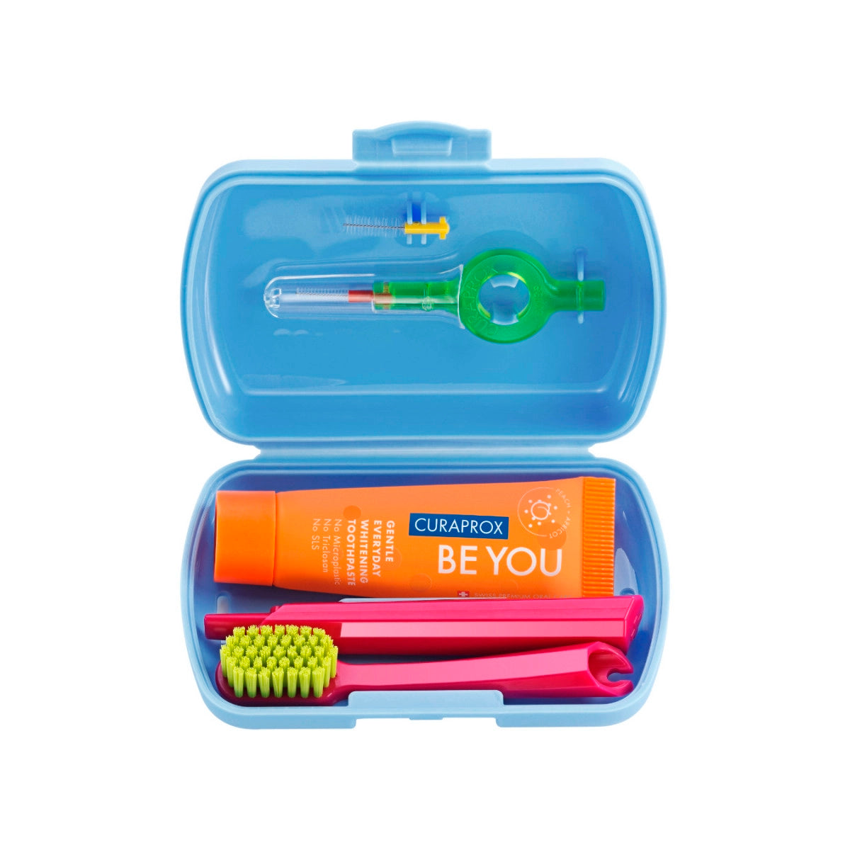 SET DE VIAJE CURAPROX azul