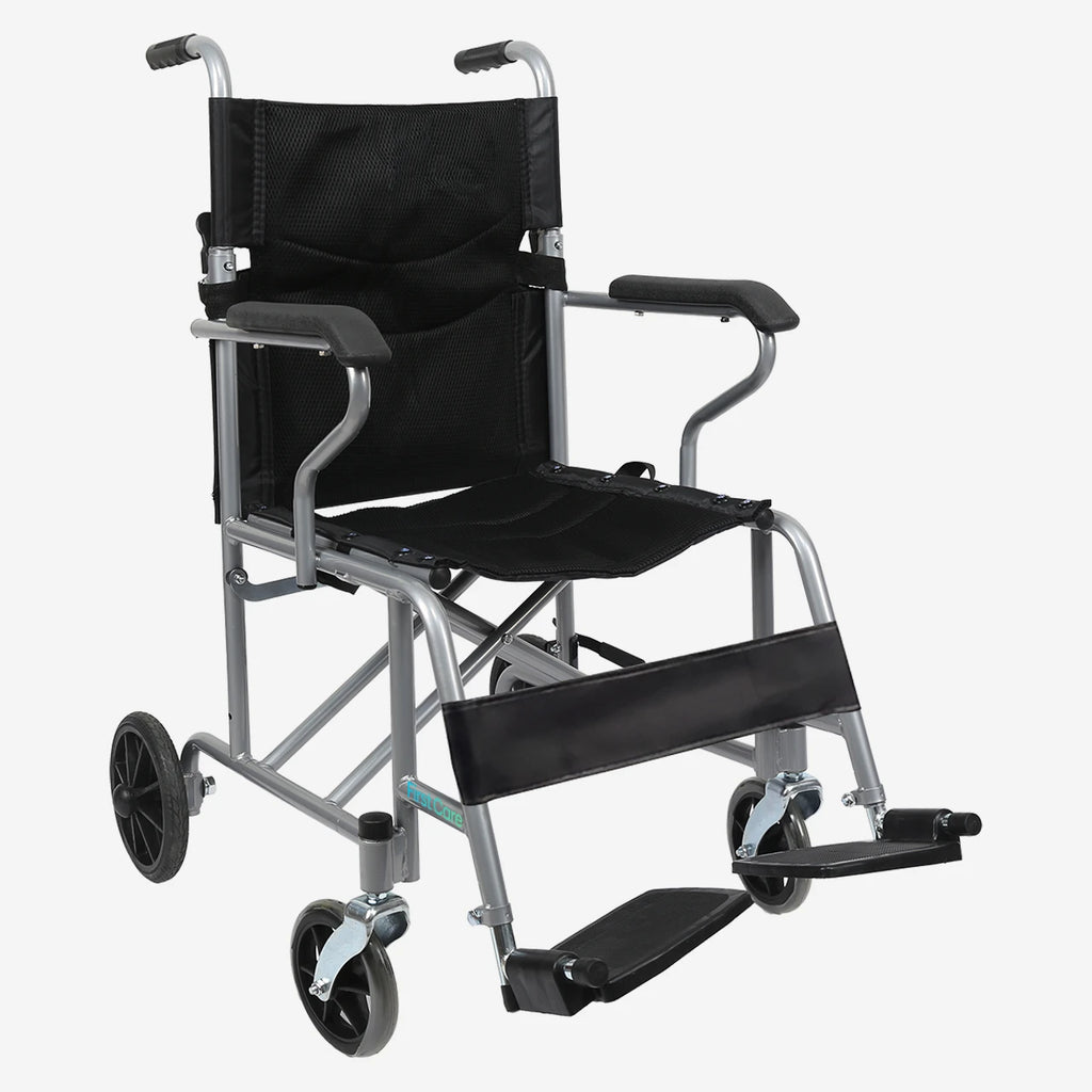 Silla de Ruedas de Transporte - Geriátrica Premium