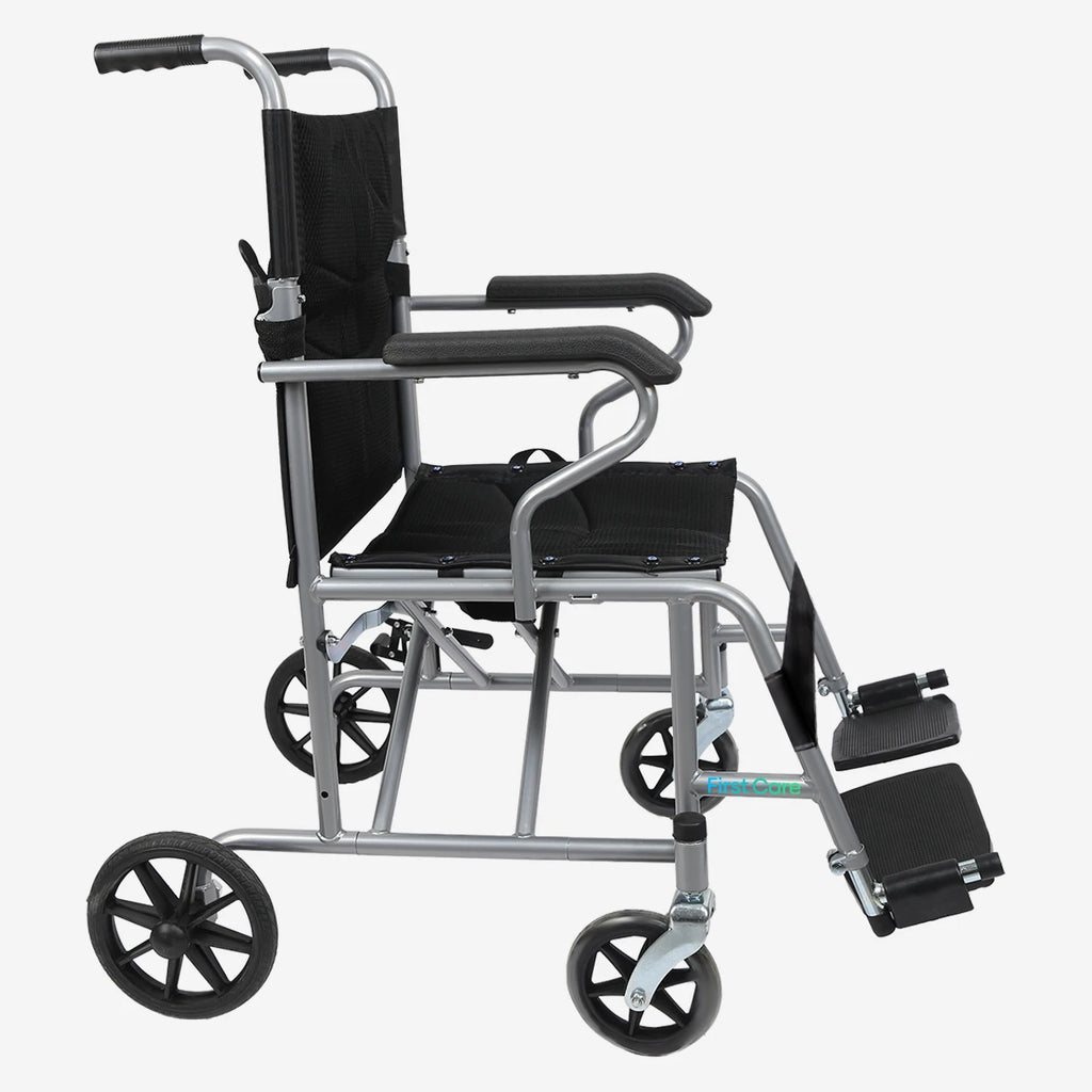 Silla de Ruedas de Transporte - Geriátrica Premium