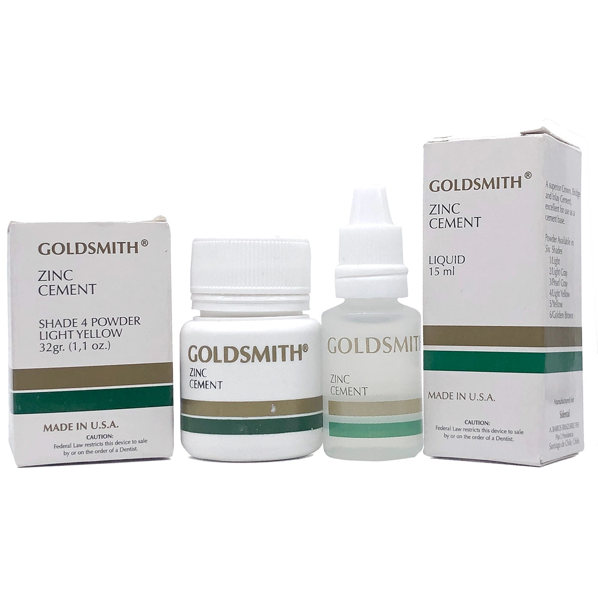 CEMENTO FOSFATO DE ZINC GOLD SMITH