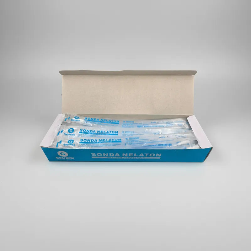 Sonda Nelaton Estéril Geerdink Nº10 Fr 40 cm | Caja Madre (10 cajas × 50 unidades)
