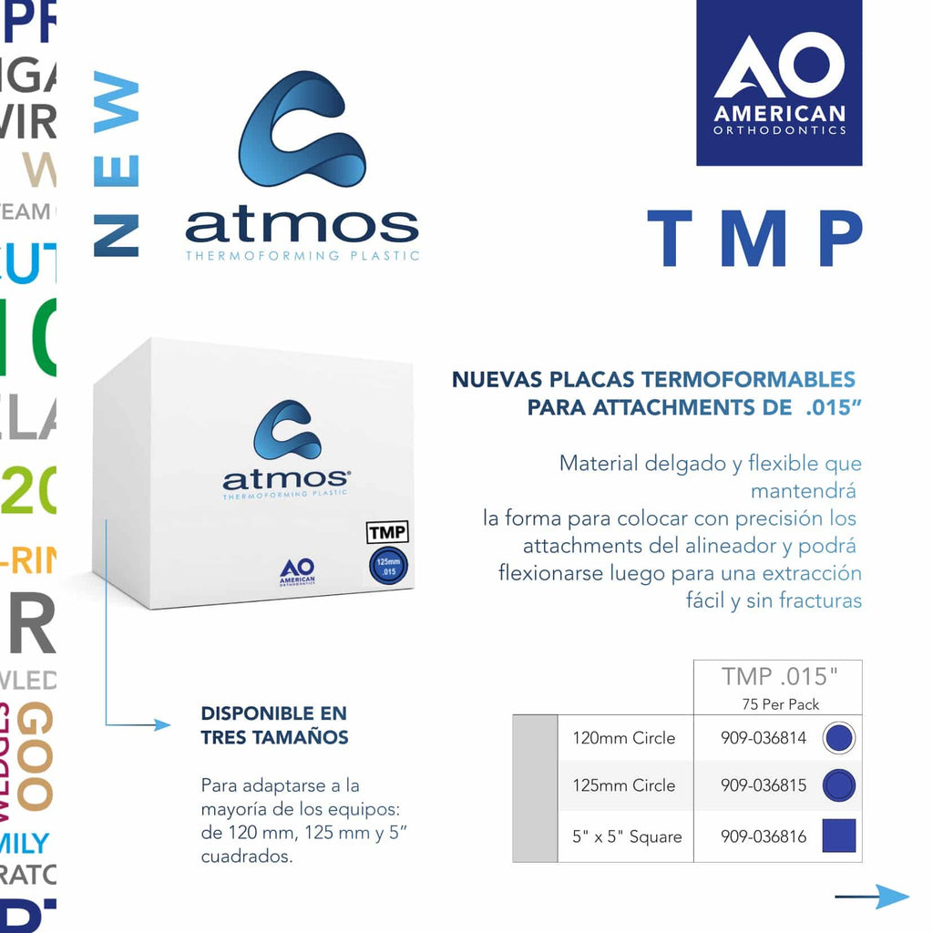 Lámina estampado para attachments Atmos (75 un.) | AO