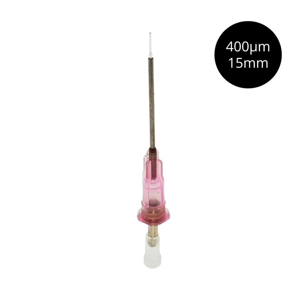 Punta de fibra optica laser con canula metalica modelo TP-400-15-S