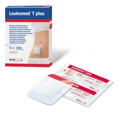 Apósito Absorbente Transparente Leukomed T Plus 8x15 cm — BSN (Ref. 72382-02)