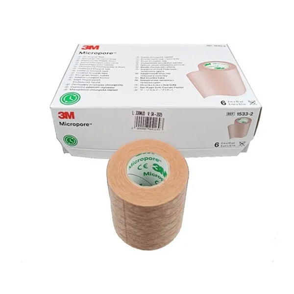 Tela De Papel Micropore 3m 5cms. Color Piel Unidad