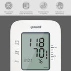 Toma Presión Yuwell YE660D con Voz + Glucómetro Yuwell 582