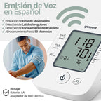 Toma Presión Yuwell YE660D con Voz + Glucómetro Yuwell 582