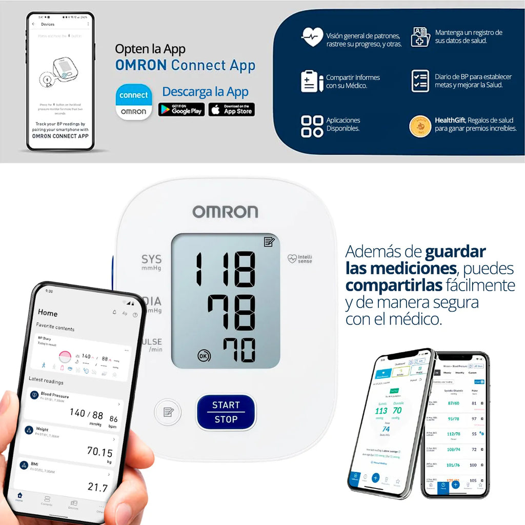 Toma Presión Omron 7142 - TOPMEDIC