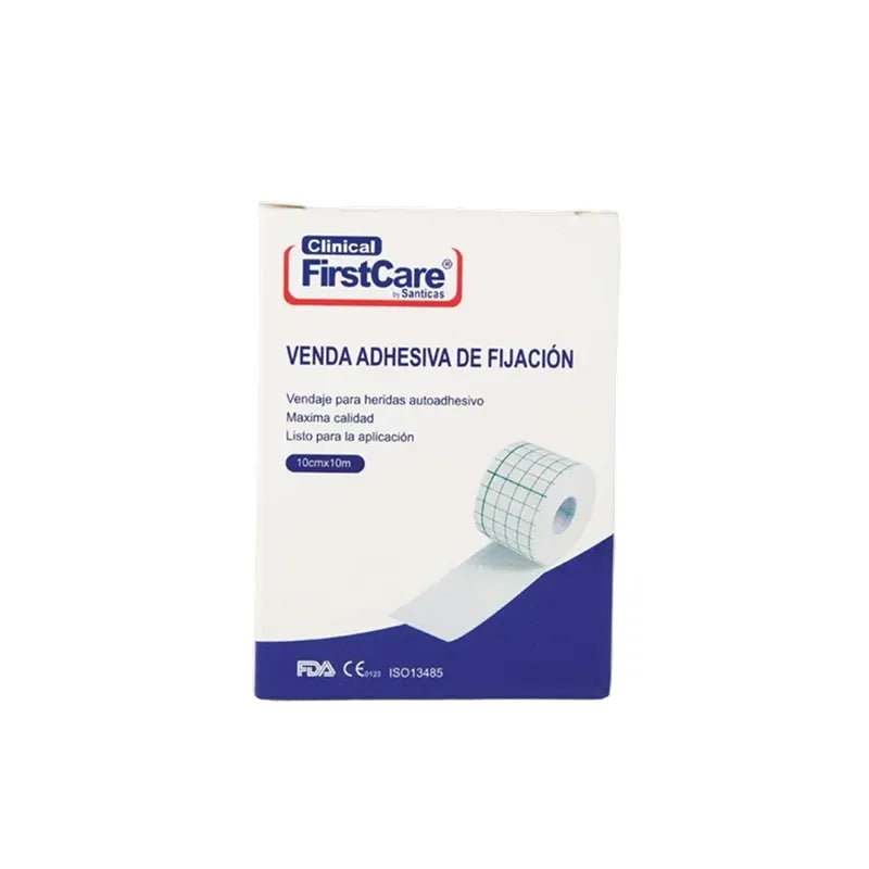 Venda Adhesiva de Fijación 10 cm x 10 m — FirstCare