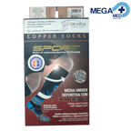 MEDIA DEPORTIVA UNISEX CON HILO DE COBRE 18-23 MMHG DENIER2