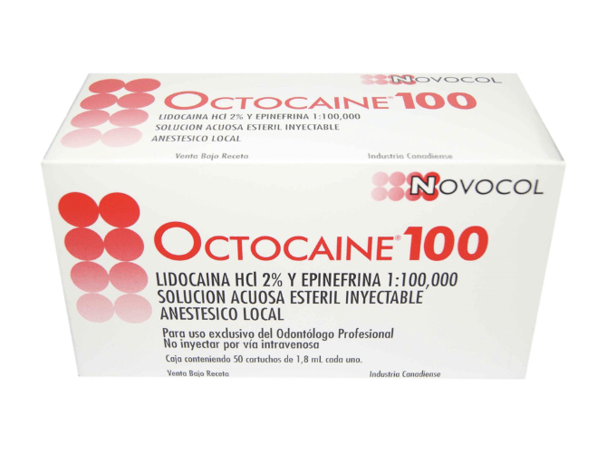 Anestesia octocaine 2% - Novocol1