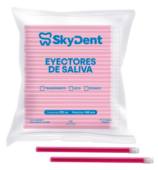 Eyector de saliva Skydent Azul o Rosado2