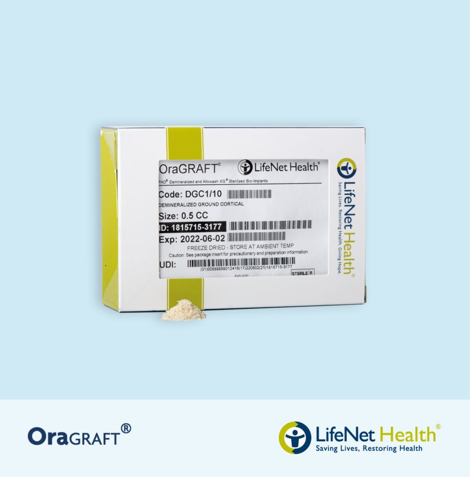 OraGRAFT® DESMINERALIZADO CORTICAL1