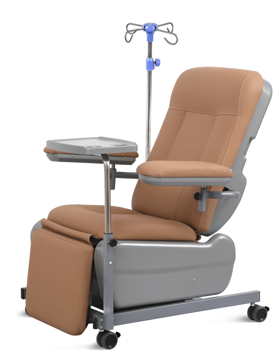 SILLON CLINICO MANUAL 2 FUNCIONES C/PORTA SUERO2