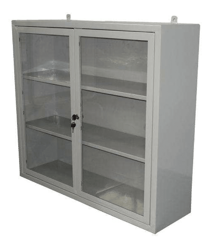 VITRINA DE PARED 2 PUERTAS 30x90x80 ESM1