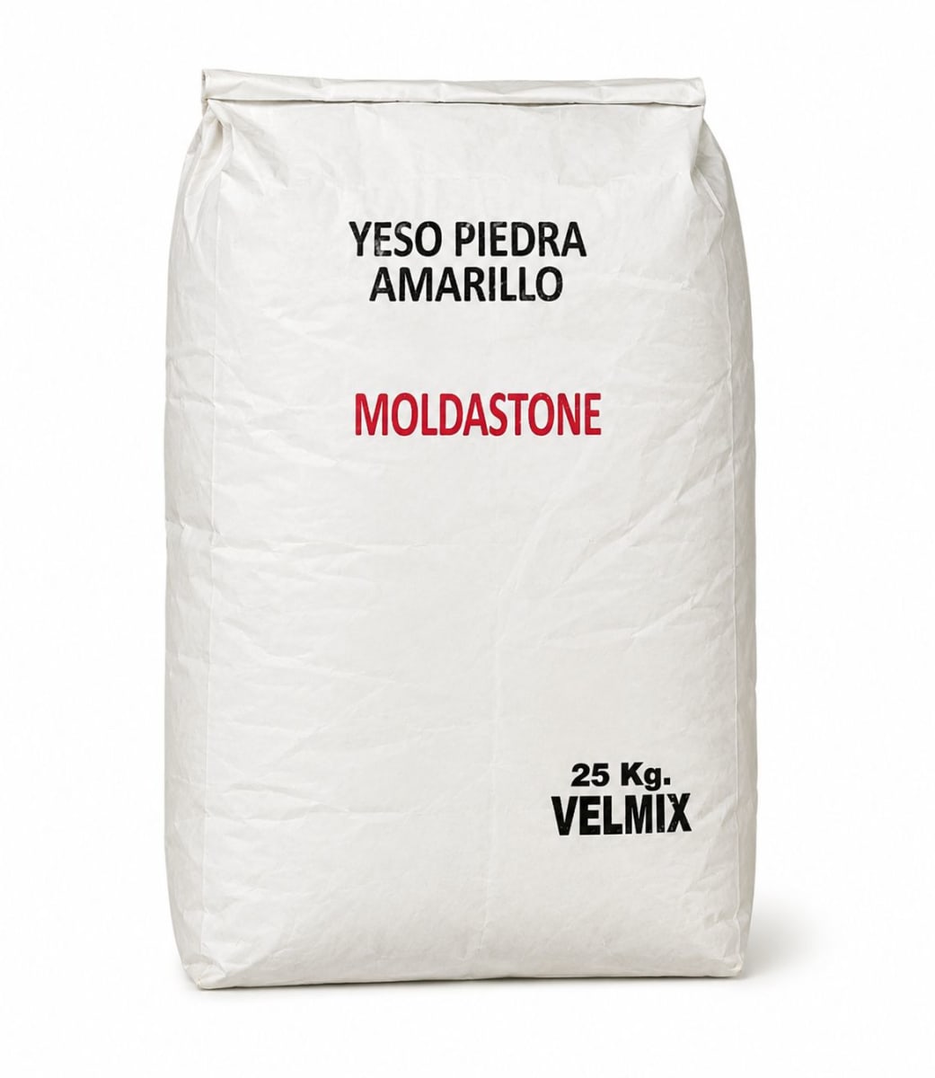 Yeso piedra tipo III amarillo - Moldastone1