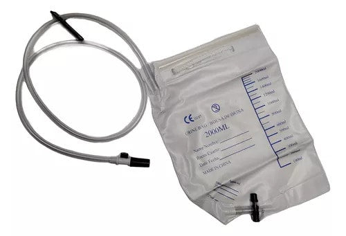 BOLSA ORINA 2 L SIMPLE CON AMARRE CORDÓN - MGM1