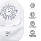 Características bolsa ostomia transparente