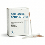 Aguja Acupuntura 0,30*30 mm