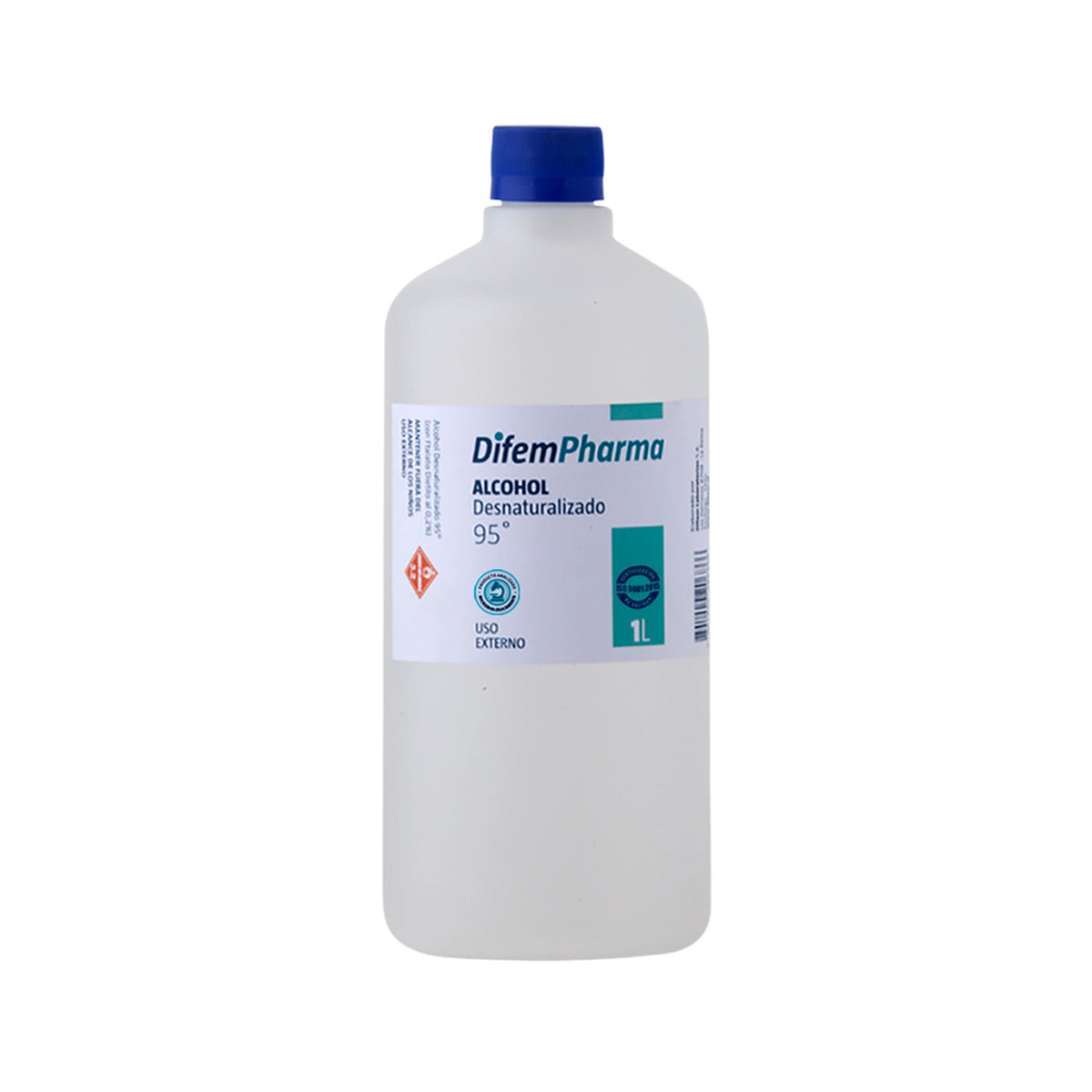 Alcohol 95° Desnaturalizado Difempharma 1 Litro