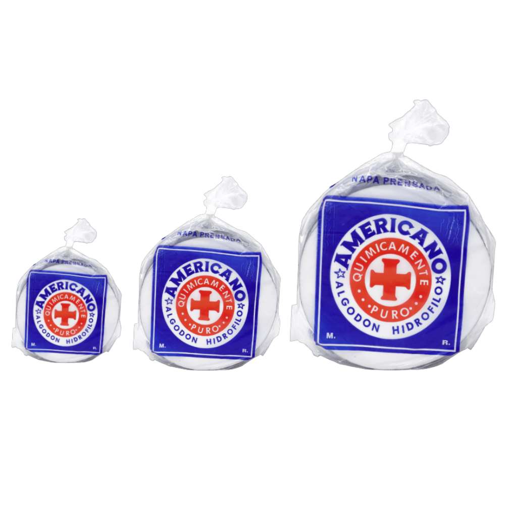 Algodón Hidrófilo Prensado Americano 250gr - Rollo completo certificado ISP Chile