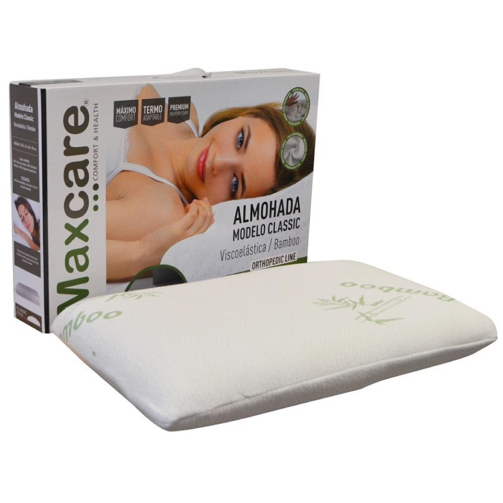 Almohada con gel viscoelástica 60X40X12 Maxcare