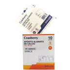 Caja de apósitos de alginato de calcio 10 x 10 cm Cranberry 10 unidades