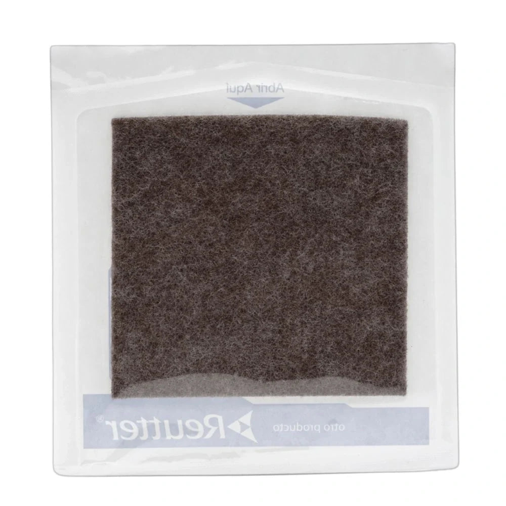 Detalle apósito de alginato de calcio con plata Cranberry estéril absorbente