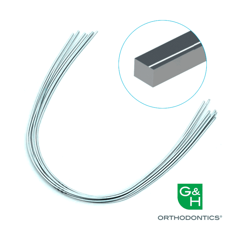 Pack Arco TMA Rectangular (10 un.) | G&H Orthodontics