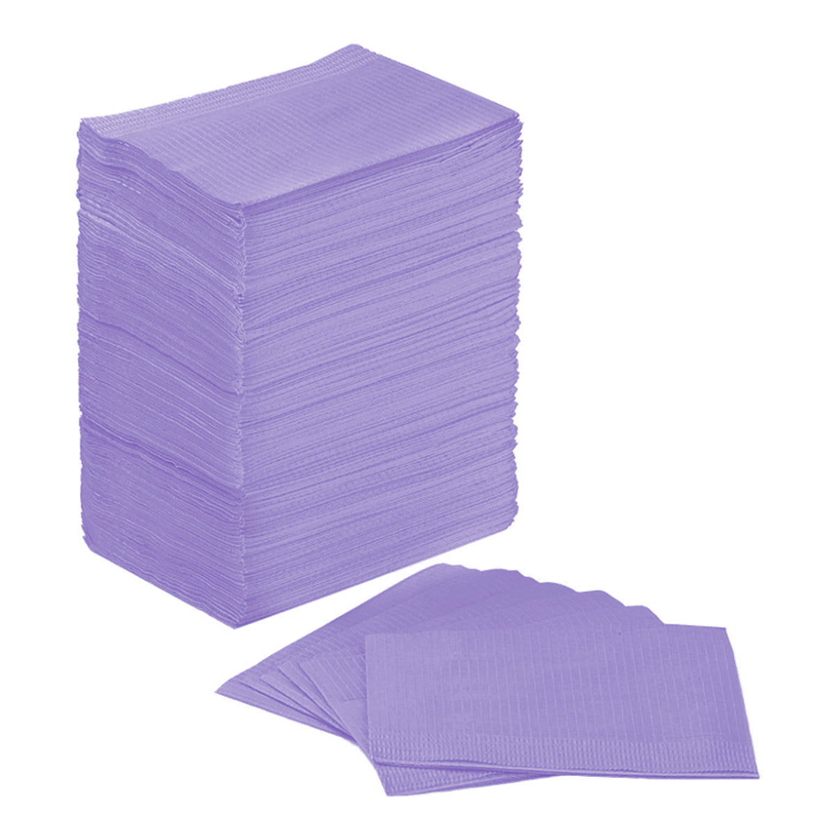 babero morado