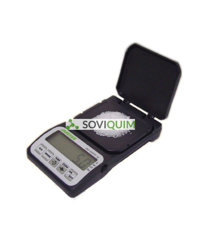 Balanzas Digital Microprocesada, 500 Gr:0,1 Gr, Portátil Funciona Con Pilas