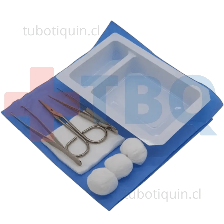 Kit de Curación Desechable Estéril GHC - 2 Pinzas - tubotiquin.cl