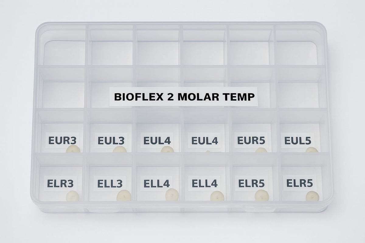 KIT Mini - Coronas BIOFLEX Nusmile - Segundo Molares Temporales
