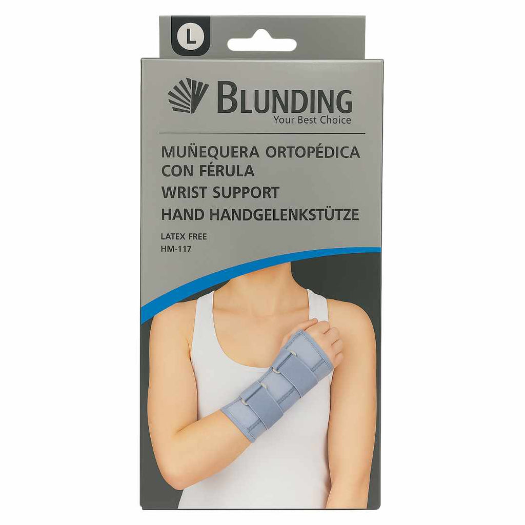 Muñequera Ortopedica con Ferula Izquierdo Blunding - tubotiquin.cl