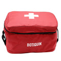 Botiquín industrial minero Los Bronces — bolso rojo cruz blanca DS 594 faena