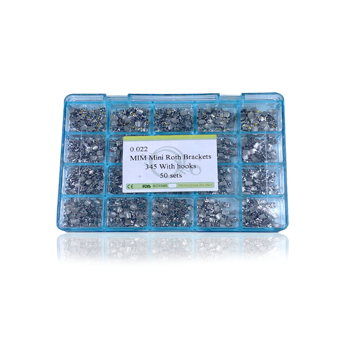 BRACKET METALICO MINI ROTH CAJA 50 SETS