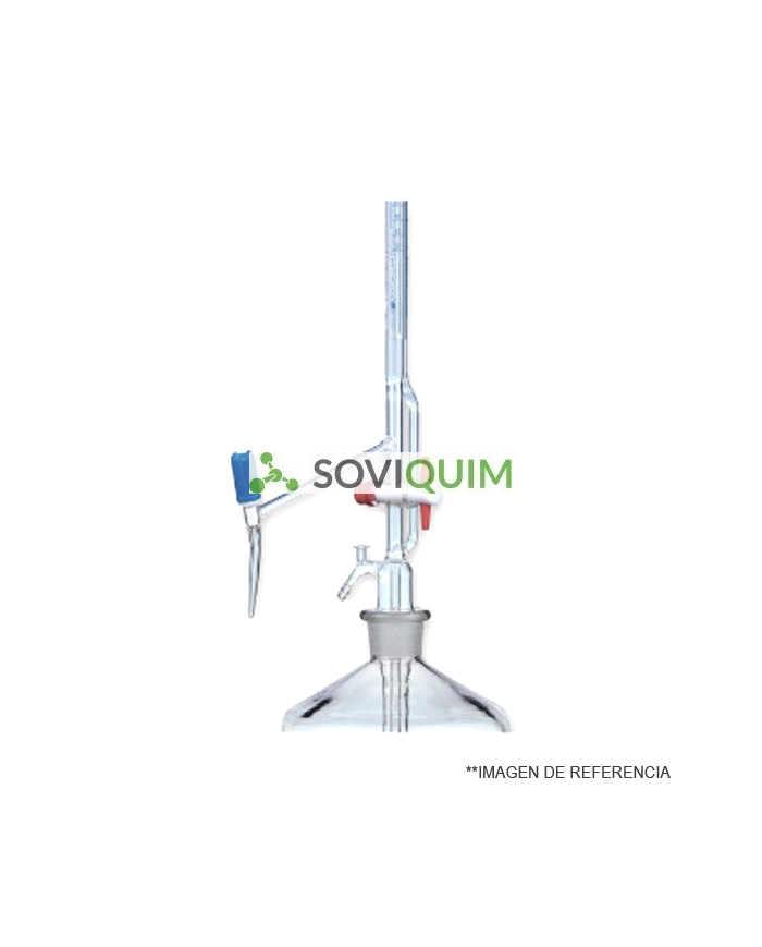 Bureta. automatica. sche. AS. 25:0.05 ml. 2 llave PTFE