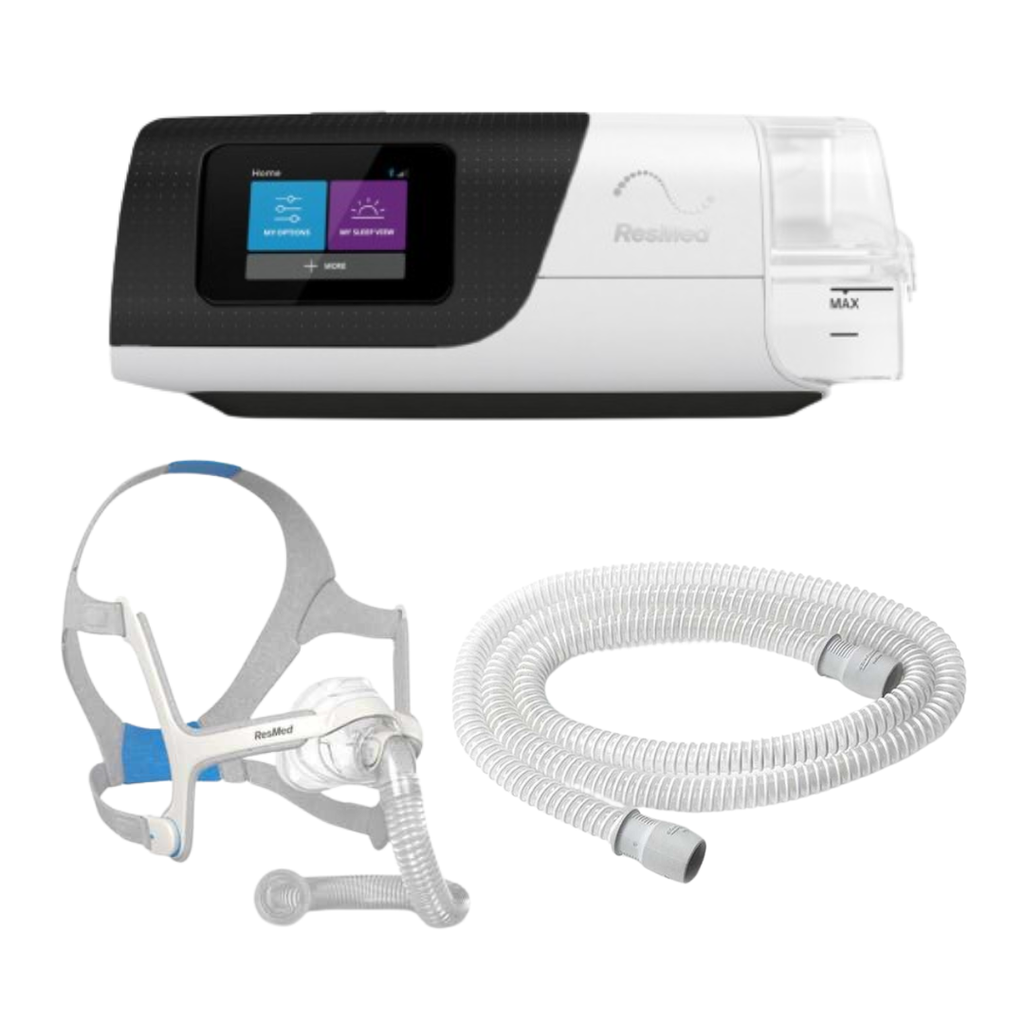Auto CPAP AirSense 11 Resmed con Tubo Calefaccionado y Mascarilla Nasal Airfit N30i