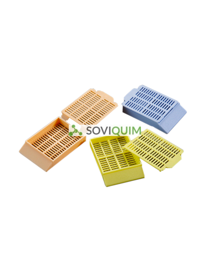 Casette para histologia verde. 200 pcs bolsa