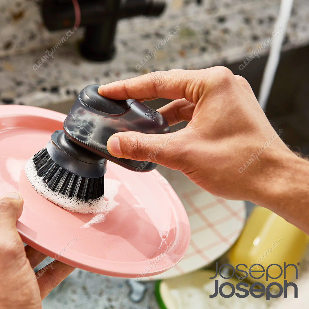 Cepillo Dispensador Lavaloza Joseph Joseph Acero Inoxidable Sink Tech Compacto 1 un