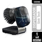 Cepillo Dispensador Lavaloza Joseph Joseph Acero Inoxidable Sink Tech Compacto 1 un