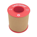 Leukoplast vista superior certificación CE látex cinta adhesiva tela beige 5cm uso médico profesional