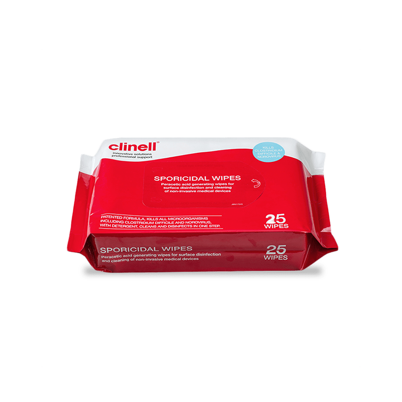 clinell sporicidal wipes