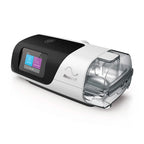 Vista lateral del CPAP Automático ResMed AirSense 11 con diseño moderno y compacto